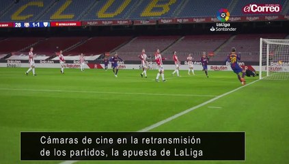 LaLiga prueba cámaras de cine para la retransmisión de partidos