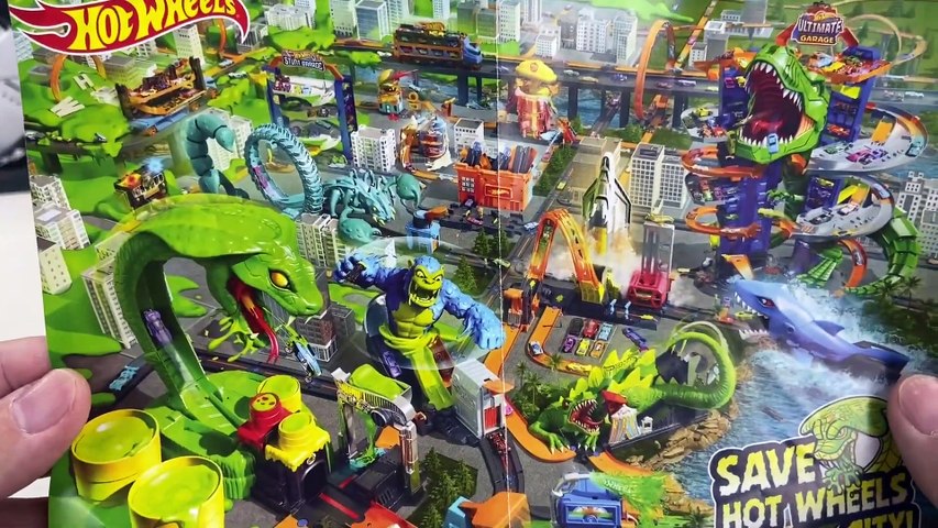 Hot Wheels Trash Basher Track Set – Garbage Truck-Themed Stunt Track With Launcher, Car & Crash-Through Features For Kids - View #9