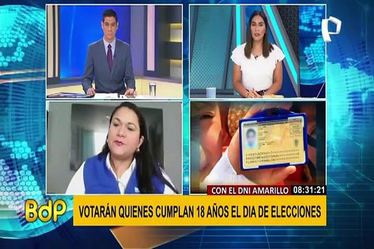 Reniec: jóvenes que cumplan 18 años hasta el día de las Elecciones Generales podrán votar