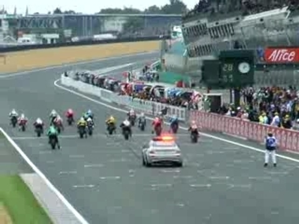 depart le mans moto gp 2007