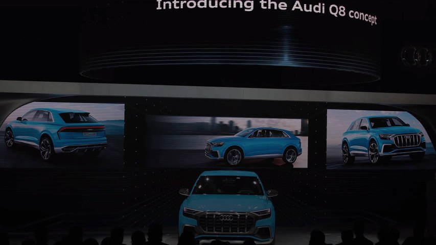 Le modèle de l'Audi Q8