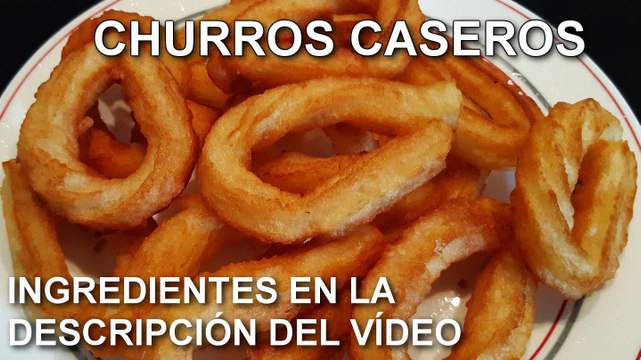 Cómo hacer los AUTÉNTICOS CHURROS caseros ¡La receta más rica y FÁCIL del mundo!