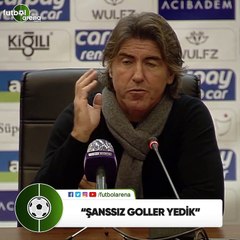 Ricardo Sa Pinto: "Şanssız goller yedik"