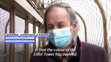 Going for gold: Eiffel Tower gets Olympic facelift