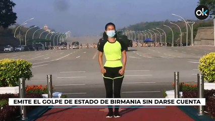 Una profesora de aeróbic emite en directo el golpe de Estado de Birmania sin darse cuenta