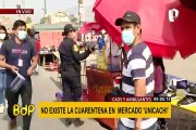 Caos y ambulantes: cuarentena no existe en exteriores del mercado Unicachi