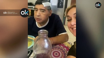 Sale a la luz el último vídeo de Maradona hablándole a su médico Leopoldo Luque