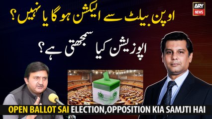 Will there be an election by open ballot or not? What does the opposition think?