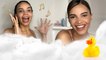 'Conga' Singer Leslie Grace Singing Live From Her Shower is Everything | Cosmopolitan