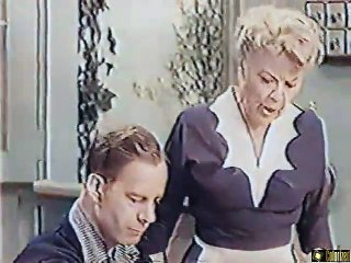 December Bride s1e20 Surprise Party, Colorized, Spring Byington, Verna Felton, Sitcom