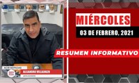 Resumen de noticias miércoles 3 de febrero 2021 / Panorama Informativo / 88.9 Noticias