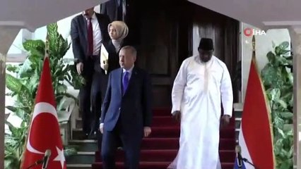 Cumhurbaşkanı Erdoğan resmi devlet yemeğine katıldı