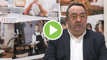 José Luis Yzuel (Hostelería de España): "Somos una cortina de humo para Sanidad"