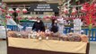 Pamplona celebra San Blas con el mercadillo  de pastas y dulces en el Paseo de Sarasate