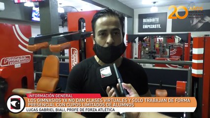 Los gimnasios ya no dan clases virtuales y solo trabajan de forma presencial con cupos limitados de alumnos Parte 3