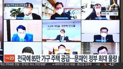 서울 32만5천 등 전국 85만 가구 공급…오늘 발표