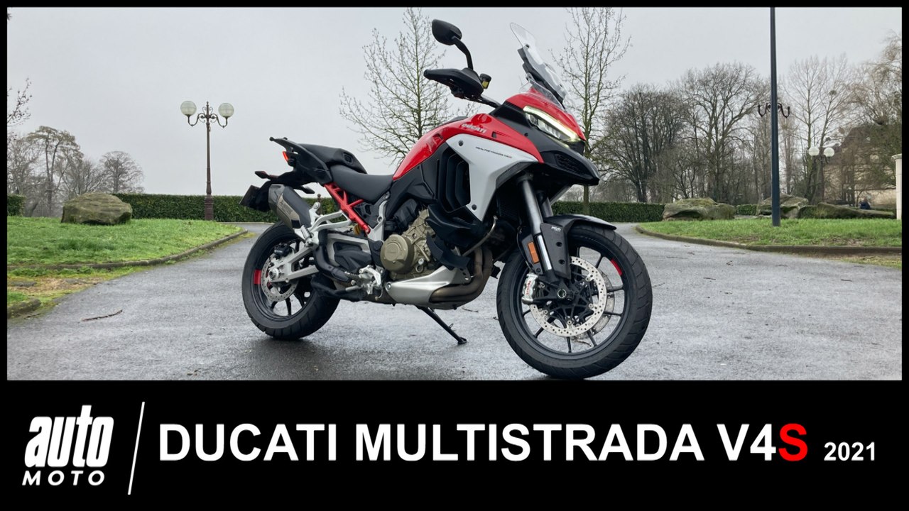 Ducati Multistrada V4S 2021 170 ch ESSAI POV Auto-Moto.com