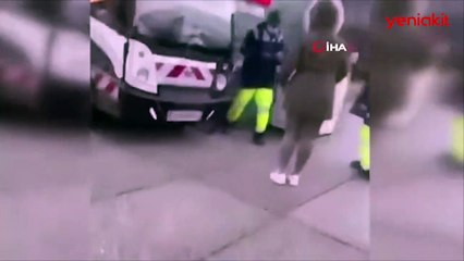 Paris'te belediye aracını çalan adam kalabalığın içine daldı: 1 ölü, 1 yaralı