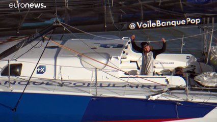 Clarisse Crémer bate recorde com 20 anos na Vendée Globe