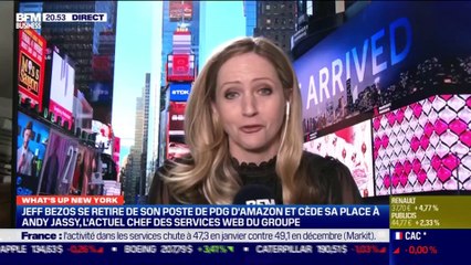 What's up New York : Jeff Bezos se retire du poste de PDG d'Amazon et cède sa place à Andy Jassy - 03/02