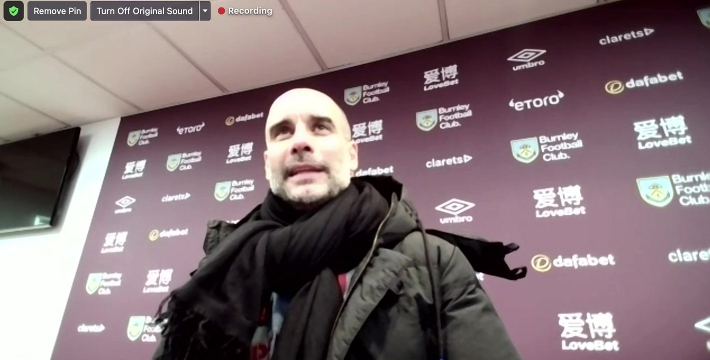 Guardiola pleased with Burnley win