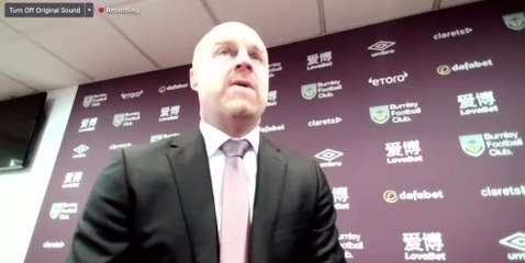 Dyche on Burnley's 2-0 City defeat