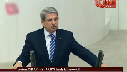 İYİ Partili Aytun Çıray TBMM'de kendisini dinlemeyen milletvekillerine kızdı