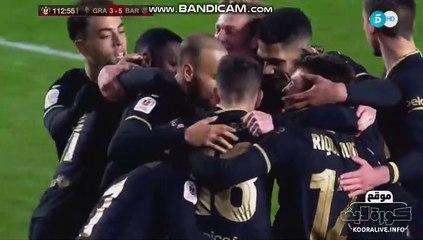 Granada - Barcelona 3-5 GOAL ALBA 03-02-2021