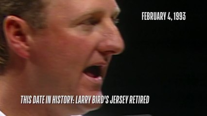 This Date In History: Larry Bird's Jersey Retirement (February 4, 1993)