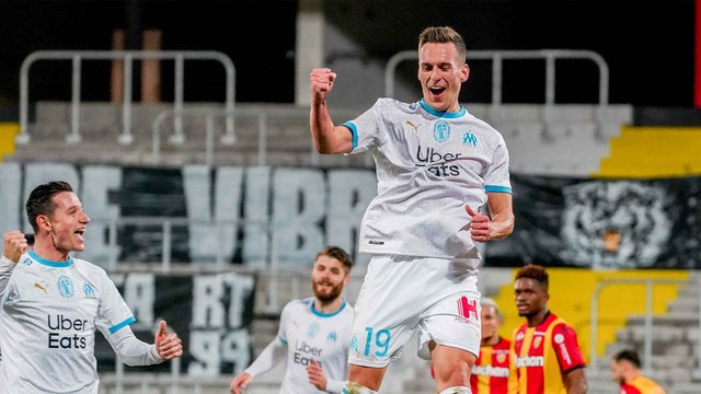 Lens - OM (2-2) : Les buts olympiens
