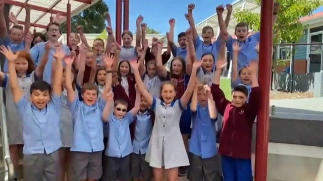 Private school students returned to the classroom earlier this week, but for students at public schools, today was the first day for 2021.