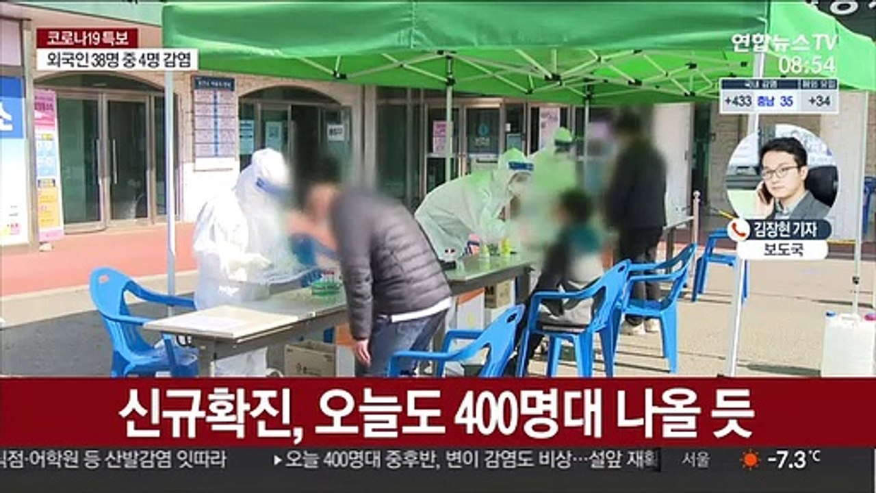 오늘도 400명대 예상…설연휴 앞두고 재확산 우려