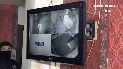Polisi kamerayla izleyip telsizden dinleyen kumarcılara baskın