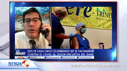 En ‘La Noche’: Las experiencias de dos médicos colombianos en EE.UU. con la vacuna contra el covid-19