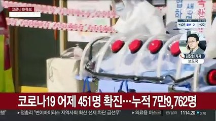 확진 451명, 이틀째 400명대 중반…재확산 우려