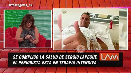 Sergio Lapegue internado en terapia intensiva por COVID 19
