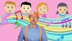 Las Ruedas del Autobús con Blippi Español | Canciones Infantiles