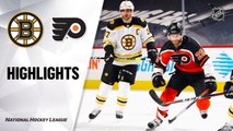 Bruins @ Flyers 2/3/21 | NHL Highlights