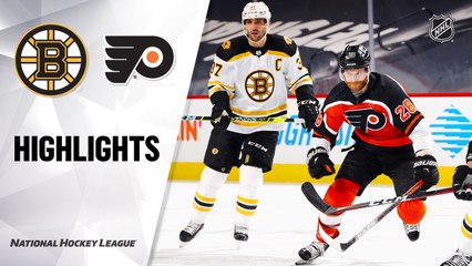 Bruins @ Flyers 2/3/21 | NHL Highlights
