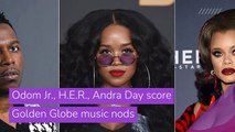 Odom Jr., H.E.R., Andra Day score Golden Globe music nods, and other top stories in entertainment from February 04, 2021.