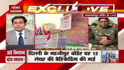 Farmers Protest: दिल्ली के अलग-अलग बॉर्डर पर जमे किसान, कई जगह बंद किए गए इंटरनेट