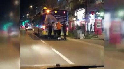 Bursa'da gençlerin tehlikeli yolculuğu