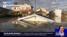 Crues: la commune de Couthures-sur-Garonne encerclée par les eaux