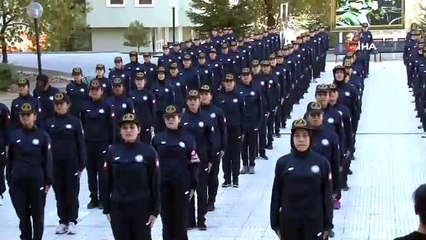 Jandarma Kadın Astsubaylar “Barış Pınarı”nda görev almak için hazırlar