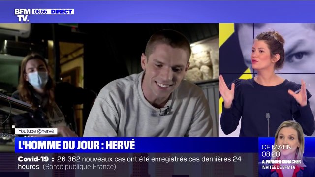 Le chanteur Hervé invite ses fans à chanter sur son nouveau titre Monde meilleur