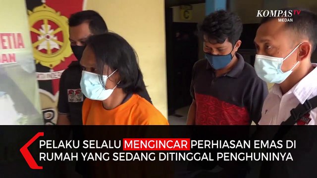 Deretan Kejahatan Bang Gondrong Si Maling Spesialis Rumah Kosong