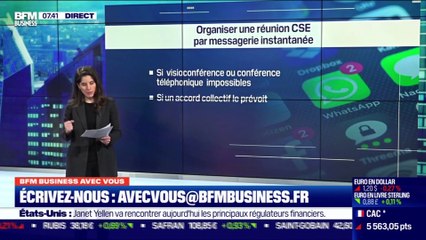 BFM Business avec vous : Peut-on organiser les réunions CSE sur Slack ? - 04/02