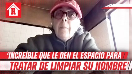 Tía de María Fernanda: "Me parece increíble que de den espacio en una televisora para tratar de limpiar tu nombre"