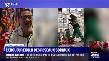 Ludovic, éboueur à Paris et star de TikTok, lutte contre les clichés et pour le respect de l'environnement
