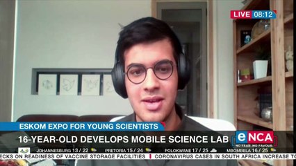 16 year old develops mobile science lab
